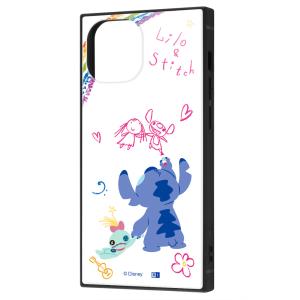 イングレム iPhone 13 mini用  耐衝撃ハイブリッドケース KAKU IQ-DP30K3TB/ ST001