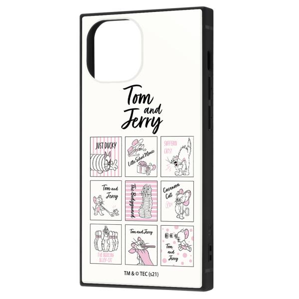 イングレム iPhone 13 mini(5.4インチ)用 『トムとジェリー』 耐衝撃ハイブリッドケ...