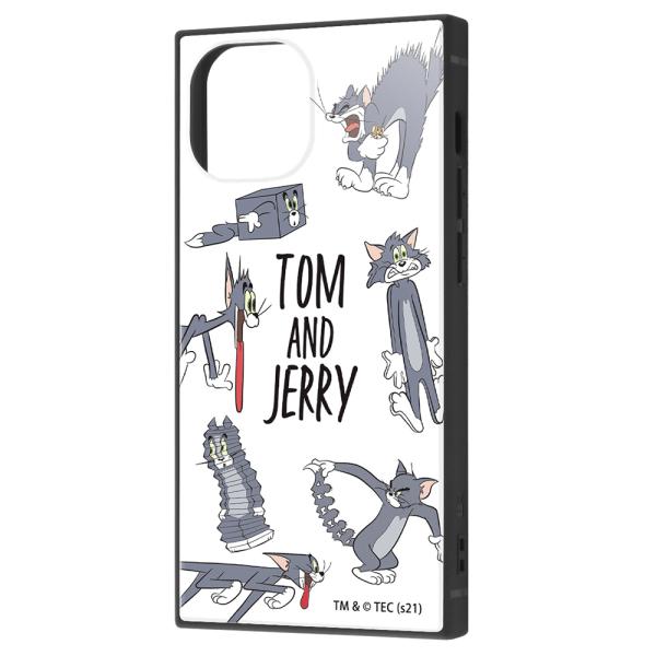 イングレム iPhone 13 mini(5.4インチ)用 『トムとジェリー』 耐衝撃ハイブリッドケ...