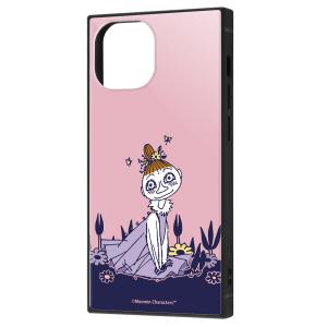 イングレム iPhone 13 mini用  耐衝撃ハイブリッドケース KAKU IQ-AP30K3TB/ MT021