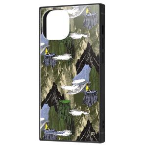 イングレム iPhone 13 mini用  耐衝撃ハイブリッドケース KAKU IQ-AP30K3TB/ MT9