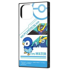 イングレム iPhone 13 mini用  耐衝撃ハイブリッドケース KAKU IQ-PP30K3TB/ PK22