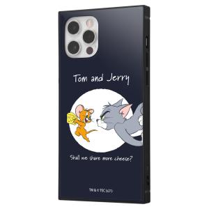 イングレム iPhone12/ 12 Pro用  耐衝撃ハイブリッドケース KAKU IQ-WP27K3TB/ TJ21