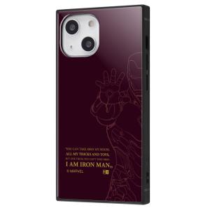 イングレム iPhone 13 mini用  耐衝撃ハイブリッドケース KAKU IQ-DMP30K3TB/ IRM2