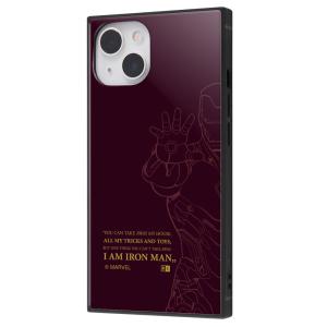 イングレム iPhone 13用 耐衝撃ハイブリッドケース  KAKU IQ-DMP31K3TB/ IRM2