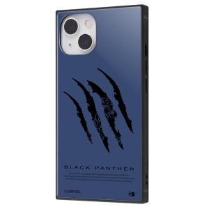 イングレム iPhone 13用 耐衝撃ハイブリッドケース  KAKU IQ-DMP31K3TB/ BKP1