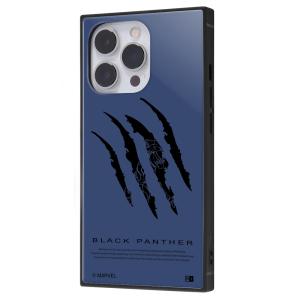 イングレム iPhone 13 Pro用  耐衝撃ハイブリッドケース KAKU IQ-DMP32K3TB/ BKP1