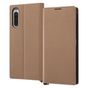イングレム Xperia 10 IV用 耐衝撃 手帳型レザーケース KAKU Durable IN-RXP10M4TBC9/ TGR