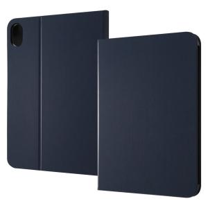 レイアウト iPad mini 第6世代(2021年)用 レザーケース スタンド機能(ダークネイビー) RT-PA17LC1/ DN 返品種別A｜joshin