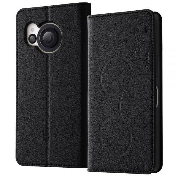 レイアウト AQUOS(アクオス) R8(SH-52D)用 『ディズニーキャラクター』耐衝撃 手帳型...