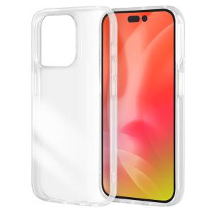 レイアウト iPhone15 Pro(6.1inch/ 3眼)用 TPUソフトケース ウルトラクリア(クリア) RT-P42TC3/ CM 返品種別A｜joshin