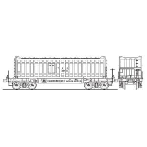 IORI工房 (HO) 519 国鉄 チキ80000形タイプA ペーパーキット 返品種別B