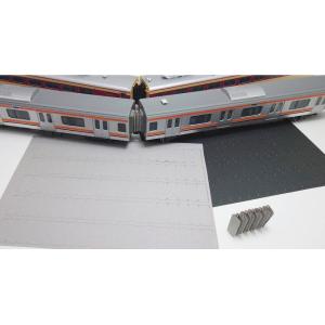 甲府モデル (HO) 16-67 連結幌(灰)(5両分入) ペーパーパーツ 返品種別B