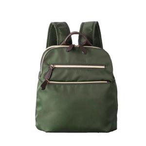 イマイバッグ レディース ナイロンリュック QUAY ナイロン×牛革リュック IMI-99373-KHK