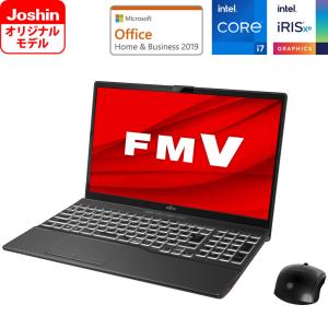 富士通 15.6型ノートパソコン FMV LIFEBOOK AH53/ E3 ［Joshinオリジナル］ (i7/ 8GB/ 1TB SSD)Microsoft Office Home ＆ Business 2019 FMVA53E3BZ 返品種別A