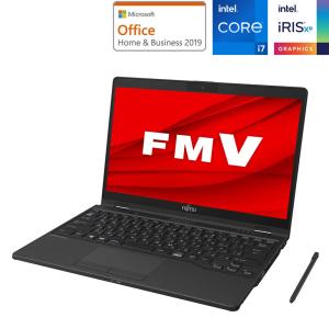 富士通 13.3型 2in1 モバイルノートパソコン LIFEBOOK UH95/ F1 - ピクトブラック 専用アクティブペン 付属 FMVU95F1B