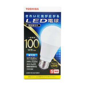 東芝ライテック LED電球 LDA12L-G/100W/2 電球色 E26口金 一般電球形