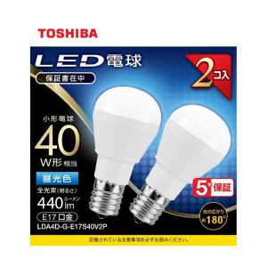東芝ライテック 電球色 40W相当 広配光タイプ 口金E17 東芝