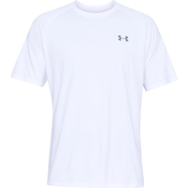 アンダーアーマー テック2.0 ショートスリーブ Tシャツ(ホワイト/ オーバーキャストグレー・サイ...