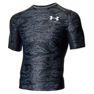 アンダーアーマー アイソチル コンプレッション ショートスリーブシャツ プリント) メンズ 1371892-001 UA-1371892-001-XL