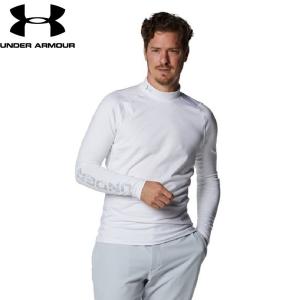 アンダーアーマー コールドギア フィッティド ロングスリーブ モック シャツ 1375336-100-XL