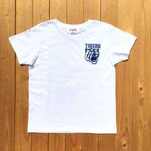 VMC 阪神タイガース承認 虎相楽刺繍Tシャツ(ホワイト・レディース・サイズ：S) 返品種別A