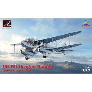 アーモリー 1/ 48 デ・ハビランド DH.89ドラゴン・ラピード「戦間期民間航空パート1」(AMR48005)プラモデル 返品種別B｜joshin