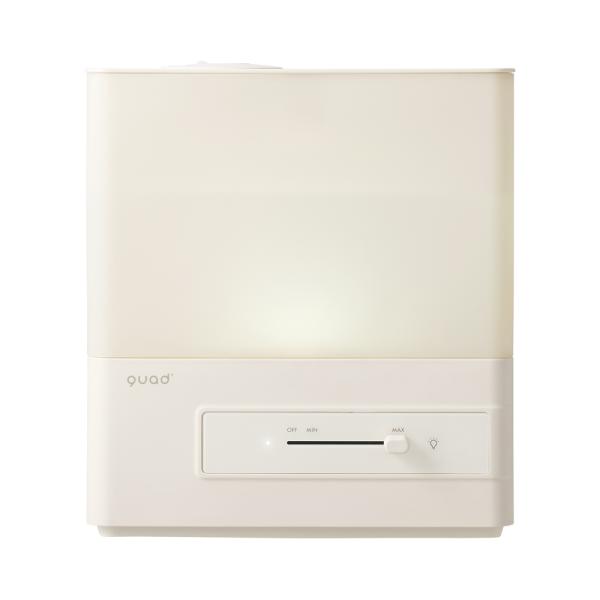 クワッズ 超音波式加湿器(木造4畳まで/ プレハブ洋室7畳まで アイボリー) 上部給水式 超音波加湿...