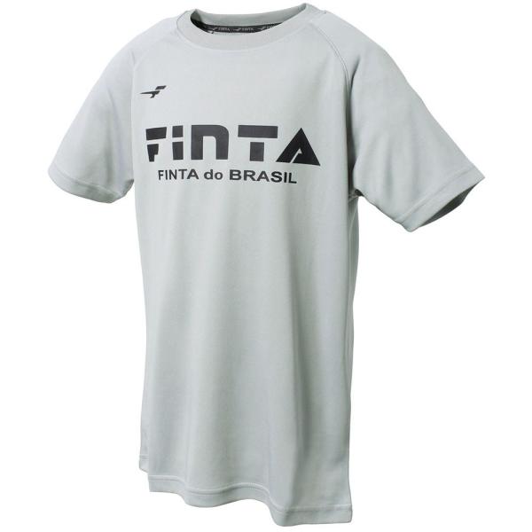 FINTA(フィンタ) JRベーシックロゴTシャツ(グレー・サイズ：160) 返品種別A