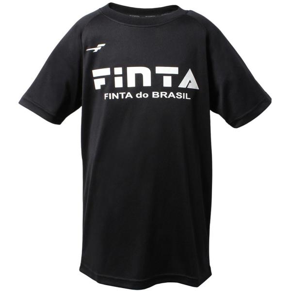 FINTA(フィンタ) JRベーシックロゴTシャツ(ブラック・サイズ：140) 返品種別A