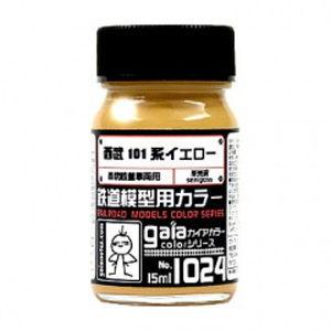 ガイアノーツ ガイアカラー 1024 西武101系イエロー(27524)塗料 返品
