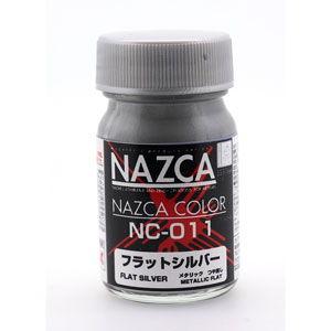 ガイアノーツ NAZCAカラー NC-011 フラットシルバー(30728)塗料 返品種別B