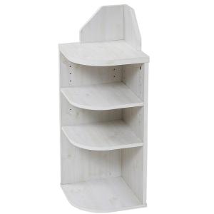 JK-PLAN カウンター下収納コーナーラック リュッカランド FLL-0064-WH