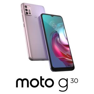 Motorola(モトローラ) moto g30 - パステルスカイ 6.5インチ SIMフリースマートフォン (4GB/ 128GB) PAML0005JP(G30-SK) 返品種別B