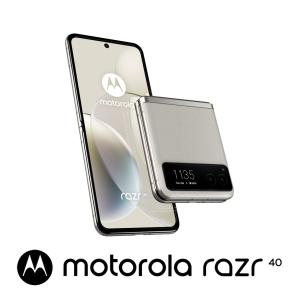 Motorola(モトローラ) motorola razr 40(8GB/ 256GB) - バニラクリーム(SIMフリー版) 8GB/ 256GB 折りたたみスマートフォン PAYC0001JP(RAZR 40) 返品種別B｜joshin