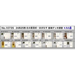 エヌ小屋 (N) No.10735 24系25形 北斗星混成編成・はまなす客車 デッキ部壁パーツ 返...
