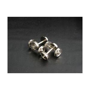 カツミ (HO)70-10501-2 φ10.5プレート車輪 片側絶縁プレーン軸(4軸入り)