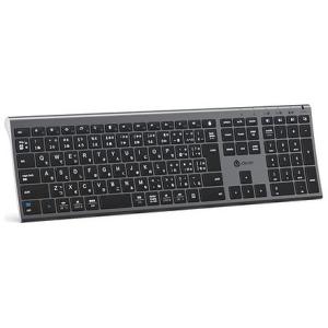 iClever(アイクレバー) Bluetoothキーボード IC-BK23 (グレーブラック) E...