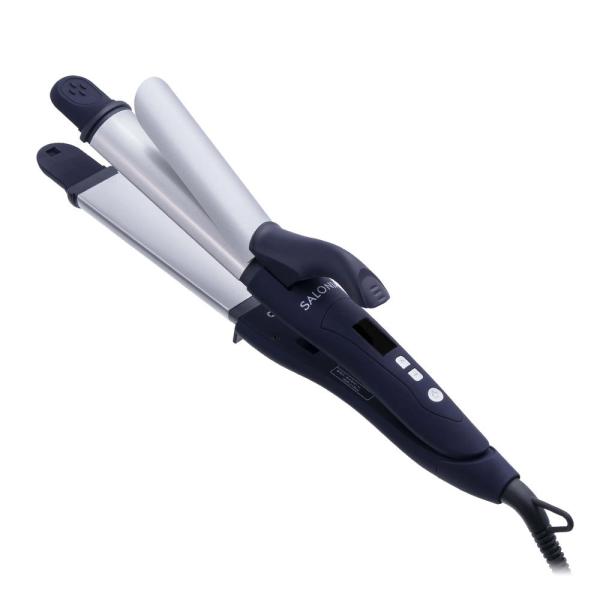 サロニア マルチヘアアイロン 2Way(ネイビー) SALONIA 2WAY STRAIGHTENI...