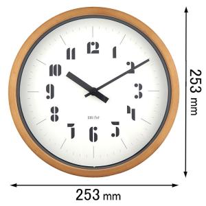 エルコミューン 掛け時計EL COMMUN /  BAUHAUS Fonts Wall Clock 78-493656