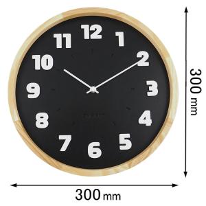 エルコミューン 掛け時計EL COMMUN /  BAUHAUS Fonts Wall Clock 78-493694