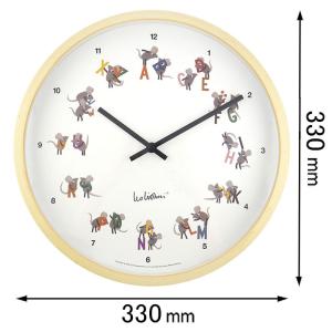 エルコミューン 掛け時計EL COMMUN /  LEO LIONNI WALL CLOCK 78-493724