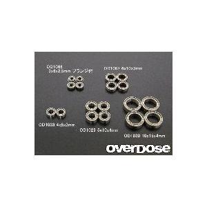 OVERDOSE ローフリクションボールベアリング 6×10×3mm ラジコンパーツ 