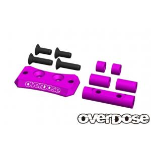 OVERDOSE (再生産)アルミクーリングファンマウント (For Vacula II GALM/ パープル)(OD2441b)ラジコンパーツ 返品種別B｜joshin