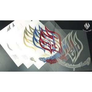 OVERDOSE Weld ステッカー / フレアタイプ メッキゴールド