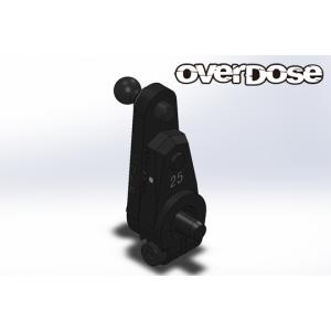 overdose od3888 JT アルミサーボホーン JTアルミダイレクトサーボホーン Type2 レッド/フタバ用 [OD3888