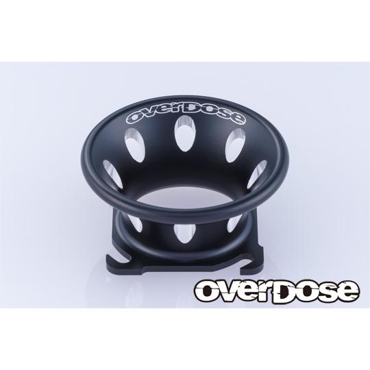 OVERDOSE アルミファンネル (30×30用/ ブラック)(OD3928)ラジコンパーツ 返品...