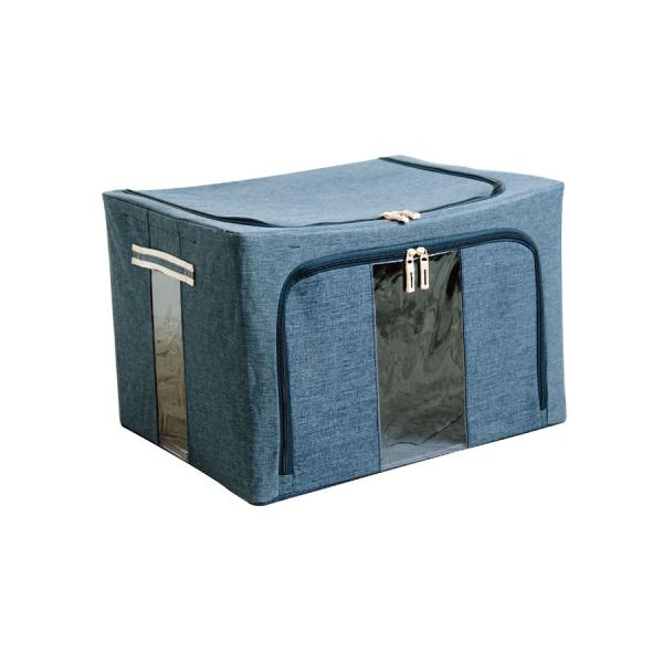 アンファンス スタッキング窓付き収納ボックス(ブルー)66L EN FANCE EF-SR32BL ...