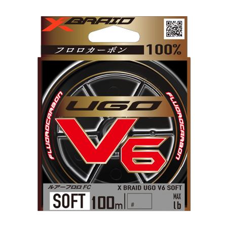 X-BRAID エックスブレイド ユーゴV6 ソフト 100m(1号/ 4lb) 返品種別B