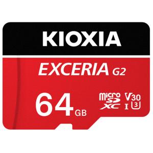 KIOXIA(キオクシア) (国内正規品)microSDXCメモリカード 64GB Class10 UHS-I KMU-B064GR 返品種別B｜joshin
